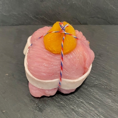 Paupiette de dinde aux foie gras