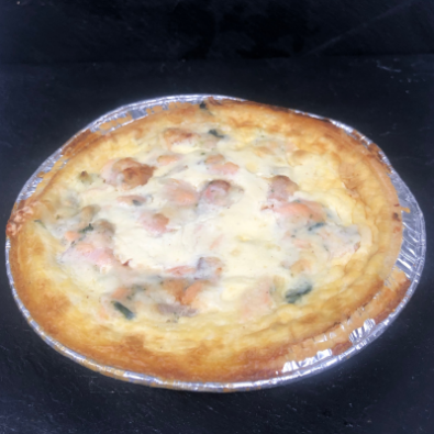 Quiche au saumon individuelle