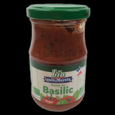 Sauce tomates basilic BIO 190gr L.Martin