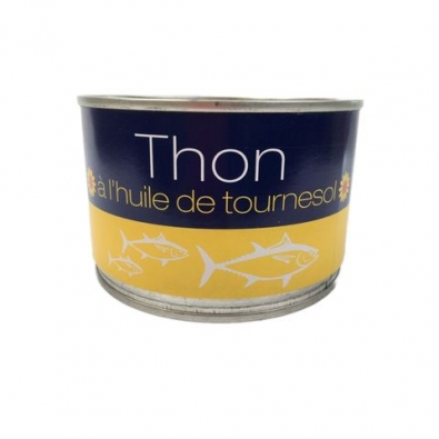 Thon entier à l'huile de tournesol 260gr