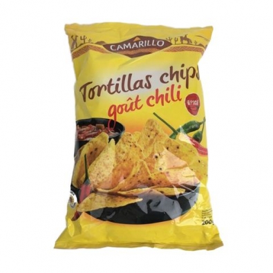 Tortilla chips chili Camarillo 200gr