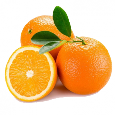 Orange à feuille de table