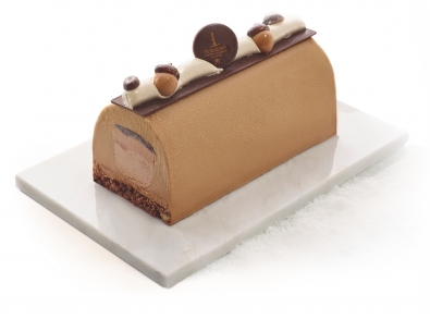 Bûche glacée Café Chocolat au lait 6/8 pers