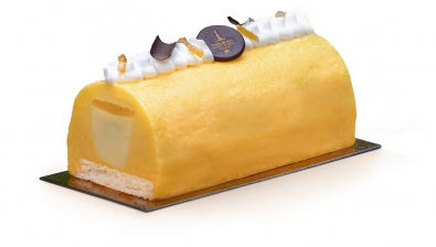 Bûche glacée Mandarine au Thym Citron & sorbet Kalamansi 6/8