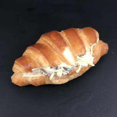Croissant (jambon, fromage, champignon)