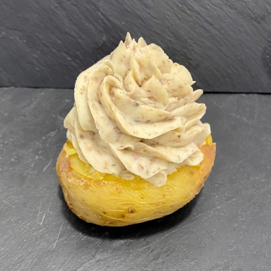 Pomme de terre farçie lardon & champignon