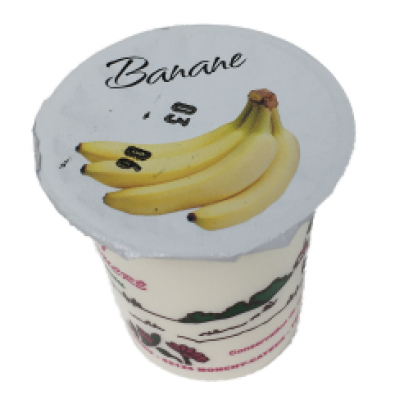 Yaourt fermier aromatisé banane 125gr